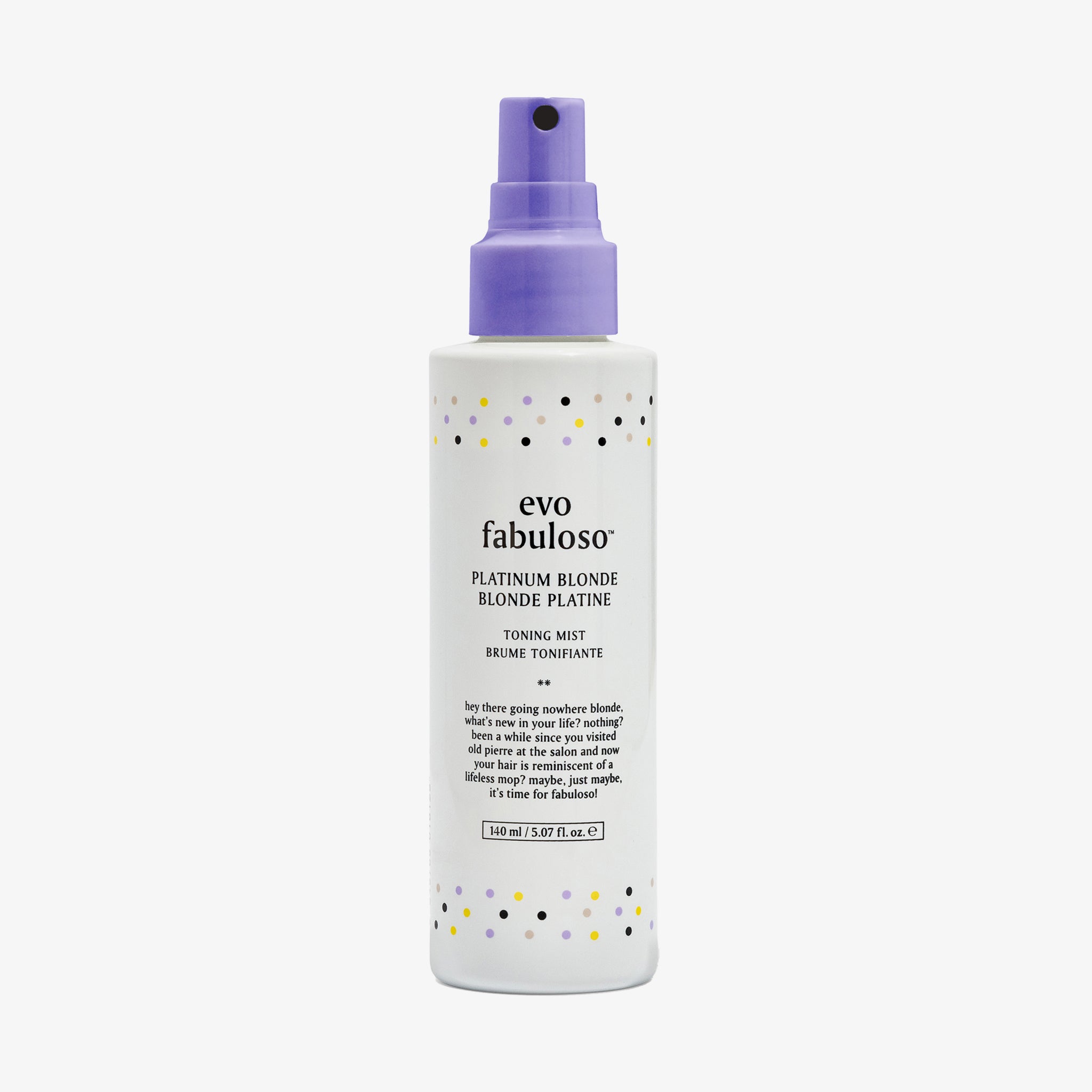 evo Fabuloso Platinum Blonde Toning Mist (140ml)