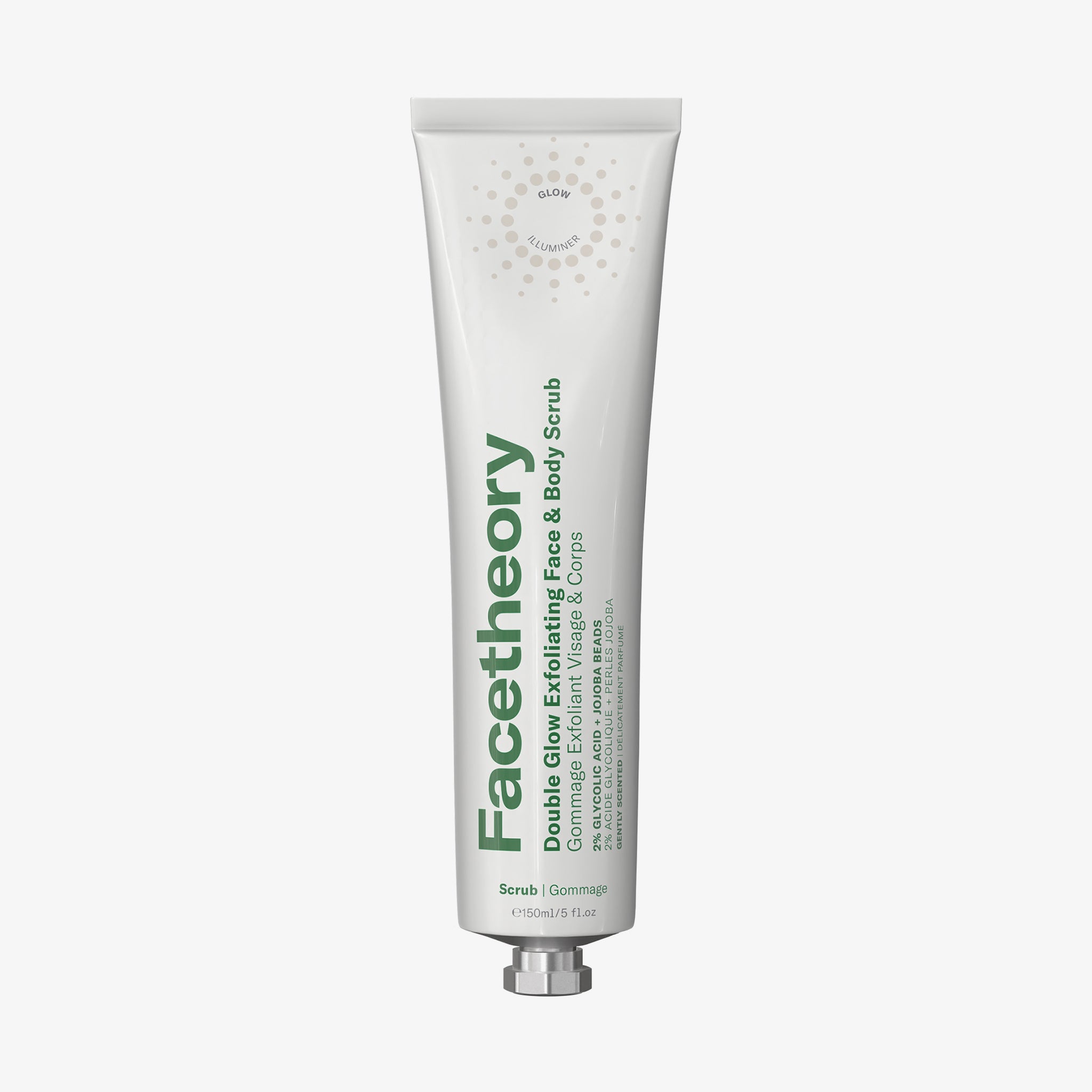 facetheory Double Glow Exfoliating Face & Body Scrub (150ml)