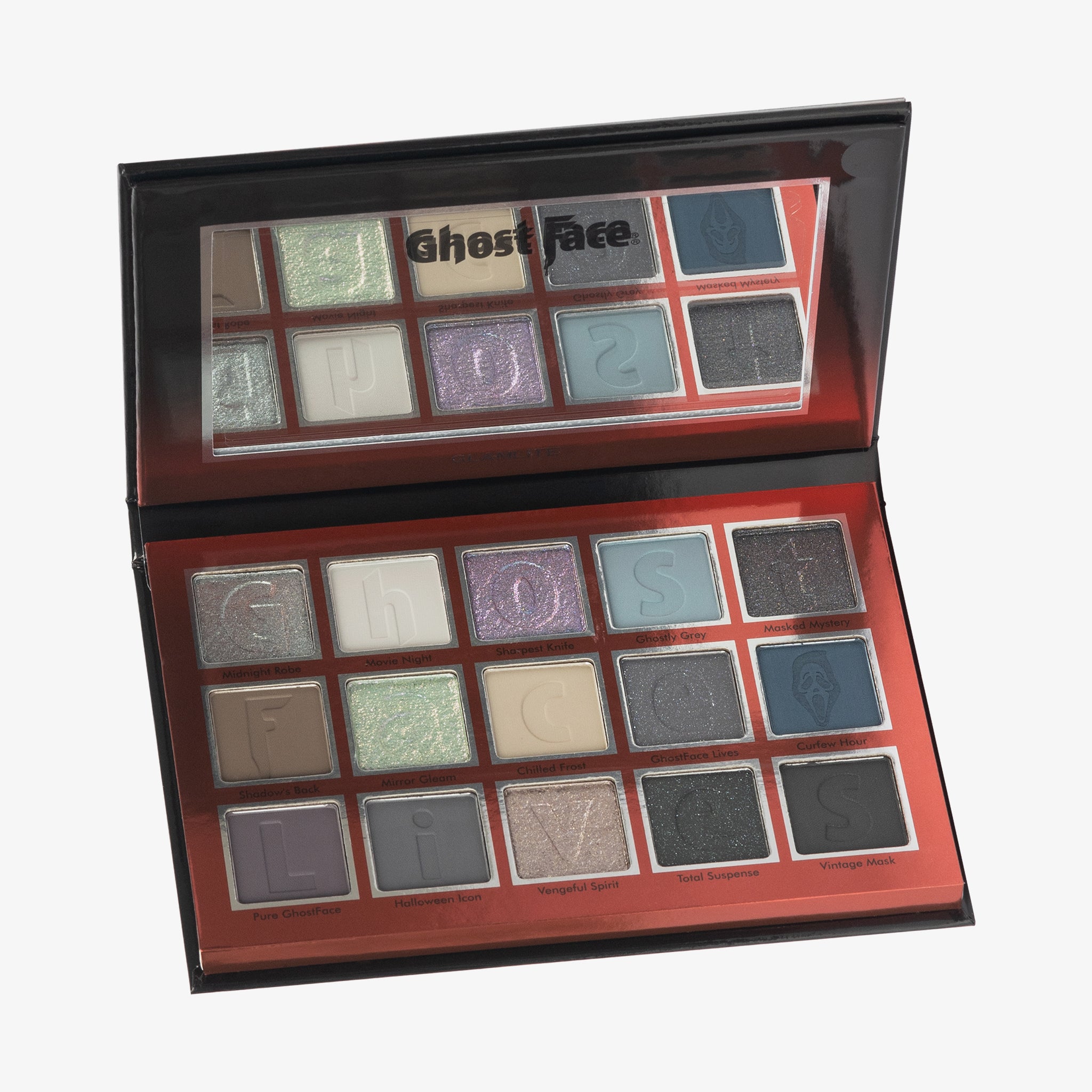 Glamlite Cosmetics Ghost Face™ Lives x Glamlite 15 Color Palette (16g)