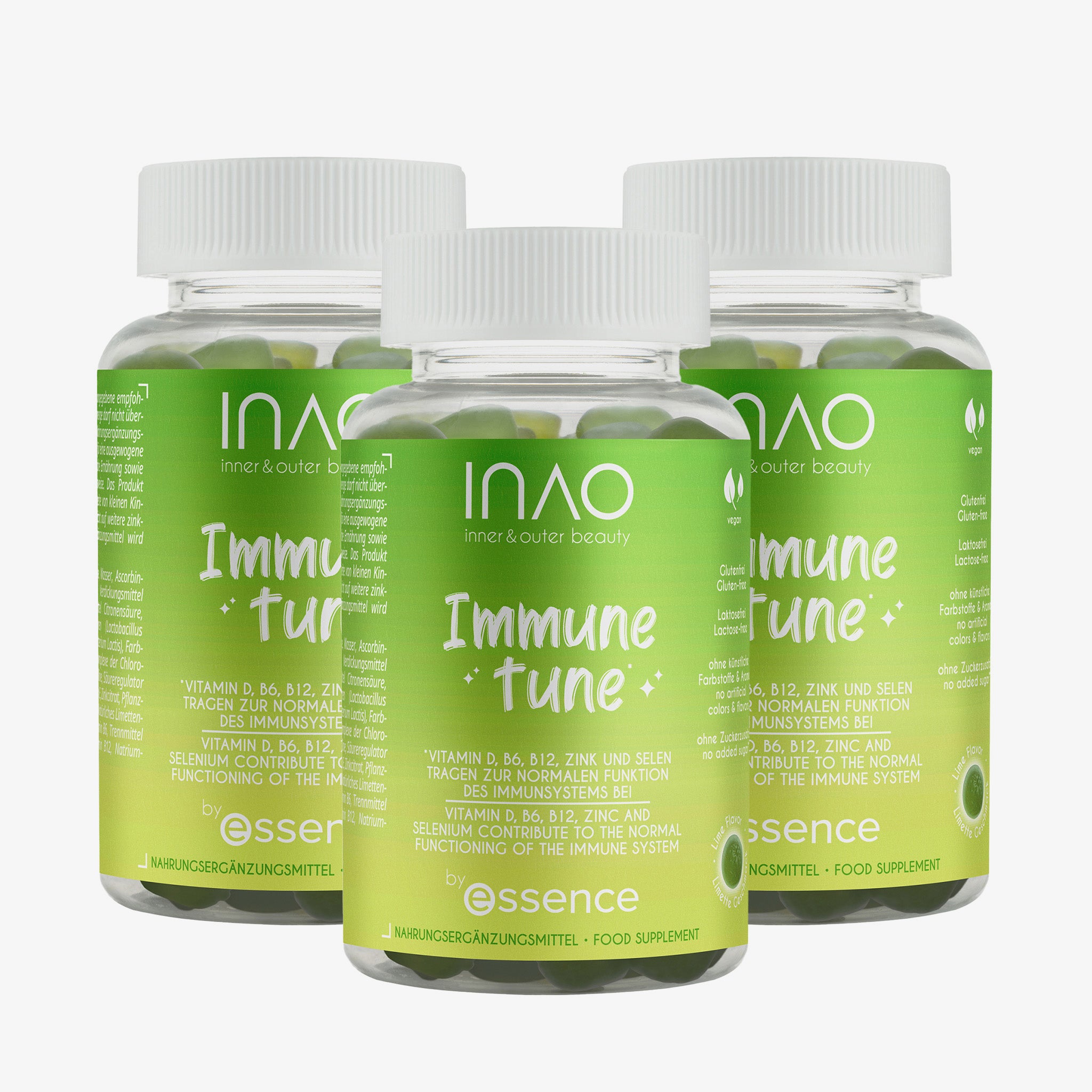 INAO by Essence Immune Tune Gummies 3 Month Bundle