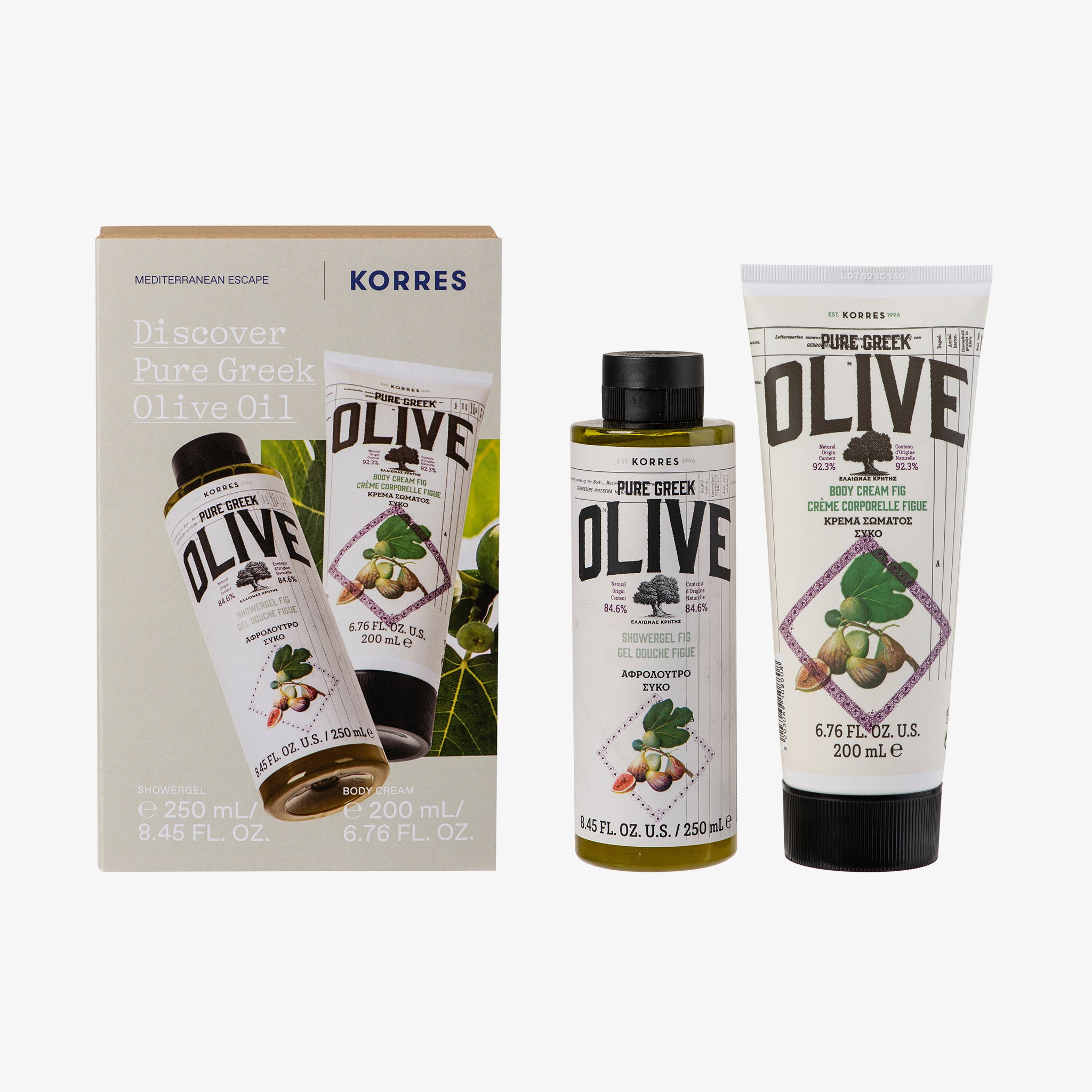 KORRES OLIVE & FIG Körperpflege Set (450ml)