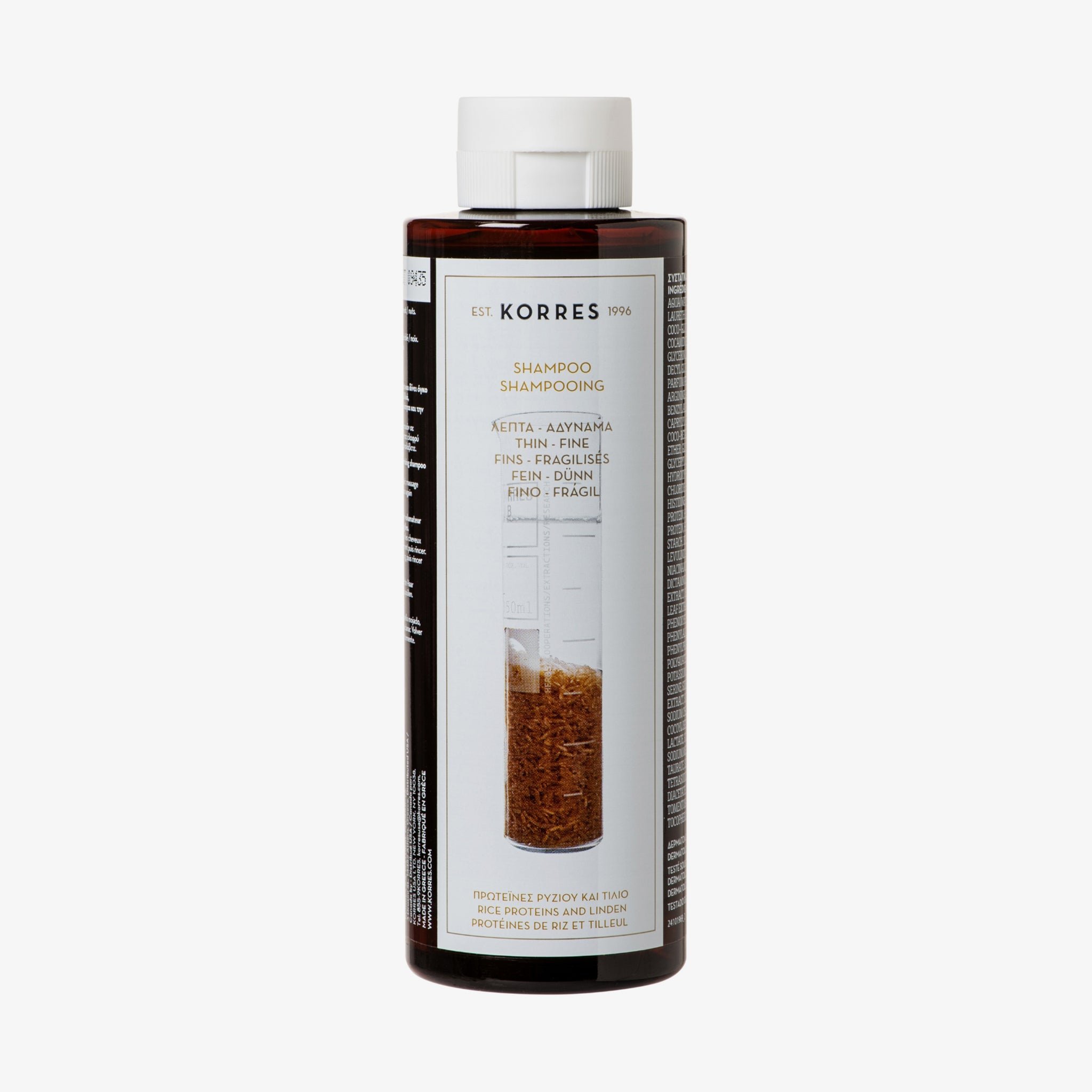 KORRES Rice Proteins & Linden Shampoo für feines Haar (250ml)