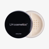 LH Cosmetics Infinity Filter Haze: loses Puder mit Sieb und schwarzem Deckel, geöffnet.