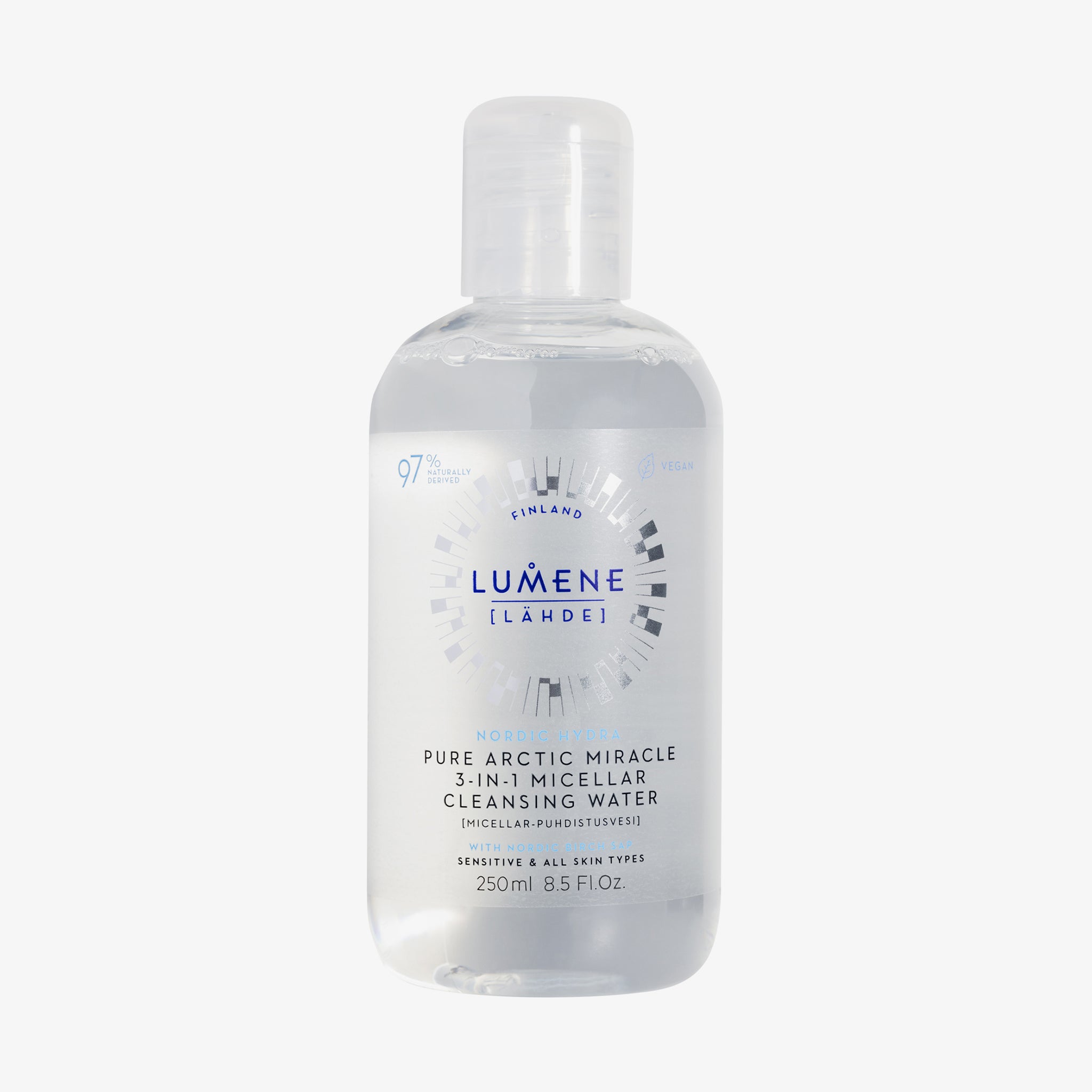 Lumene NORDIC HYDRA [LAHDE] Pure Arctic Miracle 3-in-1 Micellar Cleansing Water (250ml)