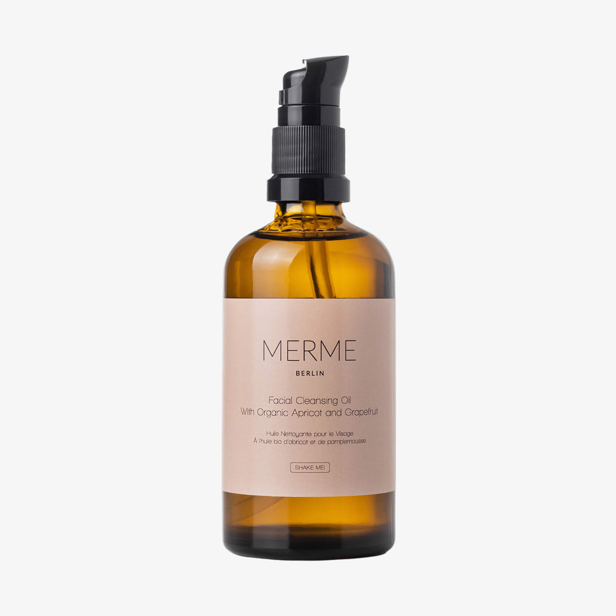 FACIAL CLEANSING OIL with Organic Pink Grapefruit Apricot Oil