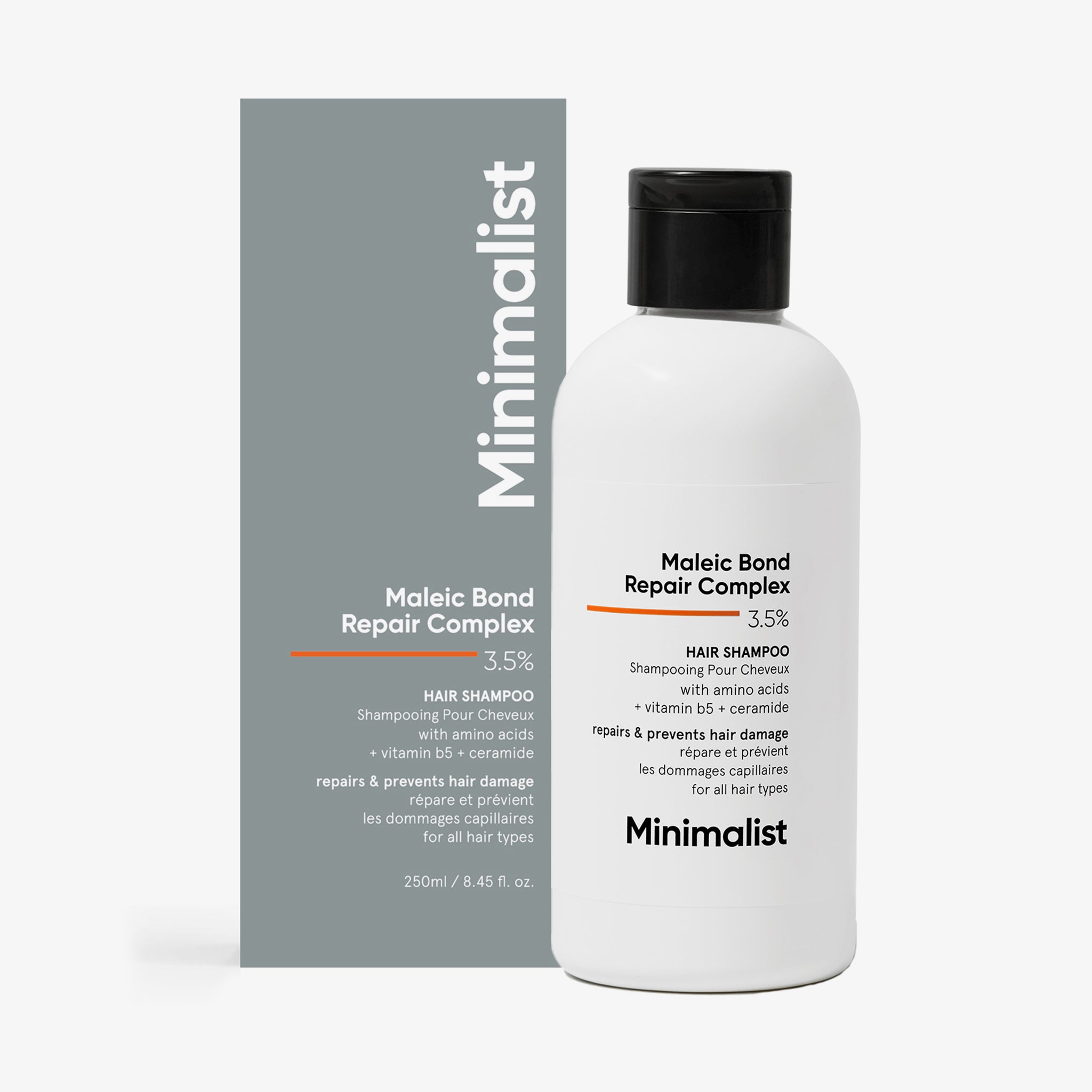 Minimalist Maleic Bond Repair Complex 3.5% Hair Shampoo (250ml)