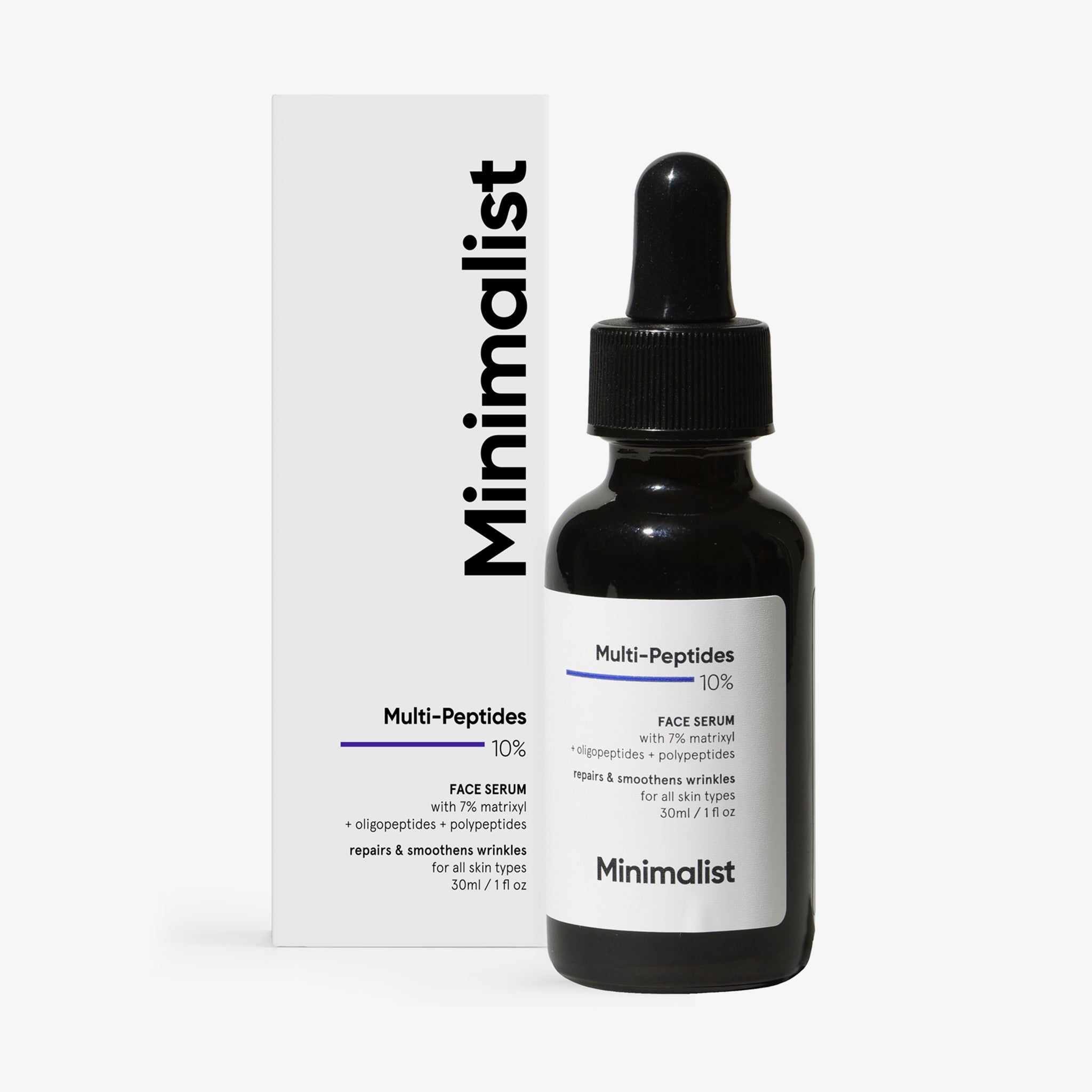 Minimalist Multi-Peptides 10% Face Serum (30ml)