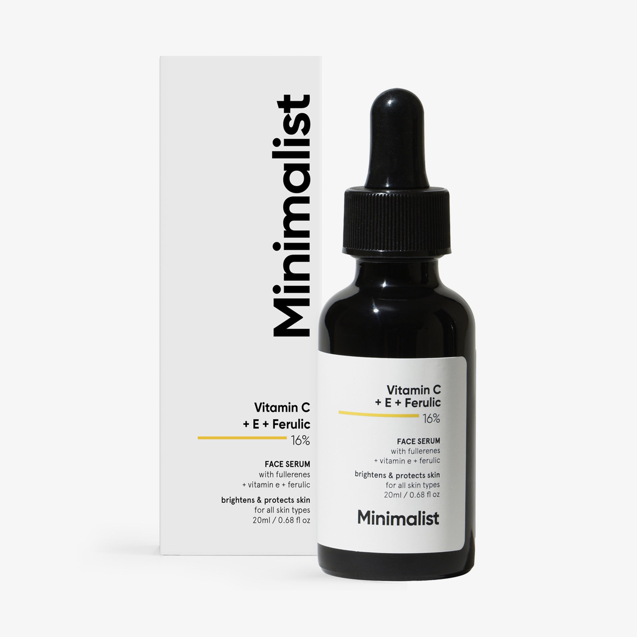 Minimalist Vitamin C + E + Ferulic 16% Face Serum (20ml)