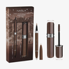 NABLA Cosmetics True Signature x Beyond Bold Kit, bestehend aus Eyeliner, Stift und Wimperntusche mit Verpackung.