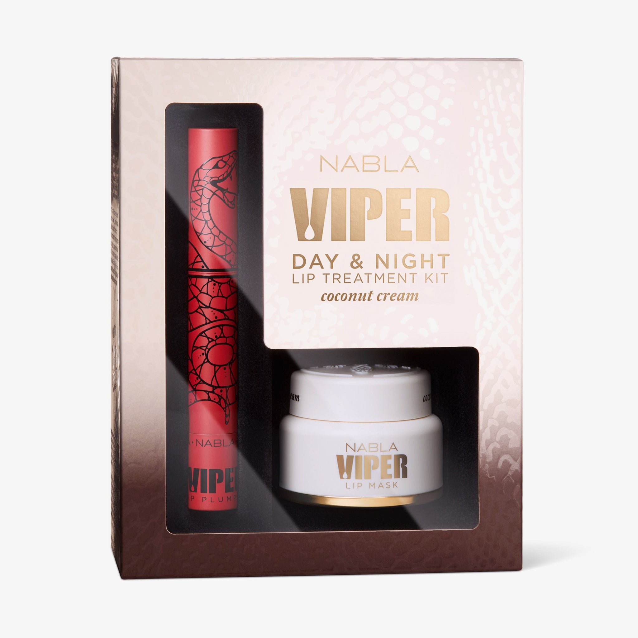 NABLA Cosmetics Viper Day & Night Lip Treatment Kit - Coconut Cream (19ml)