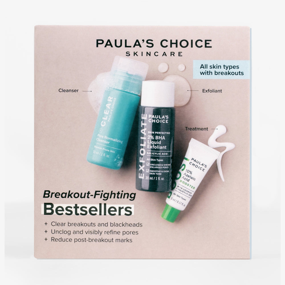 Paula's Choice | Breakout-Fighting Bestsellers Trial Kit