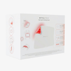 Weiße Schachtel für das STYLPRO Rotlicht-Ganzkörperpaneel, mit Produktabbildung und Funktionssymbolen auf der Verpackung.