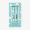 SWEED Cloud Mascara + Wimpernwachstumsserum 3 ml in einer blauen Verpackung mit Wolkenmotiv und weißen Wolken.