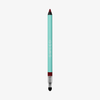 Der SWEED Satin Eyeliner besteht aus einem türkisfarbenen Stift mit roter Spitze und einem Verblendwerkzeug, das vertikal beschriftet ist.