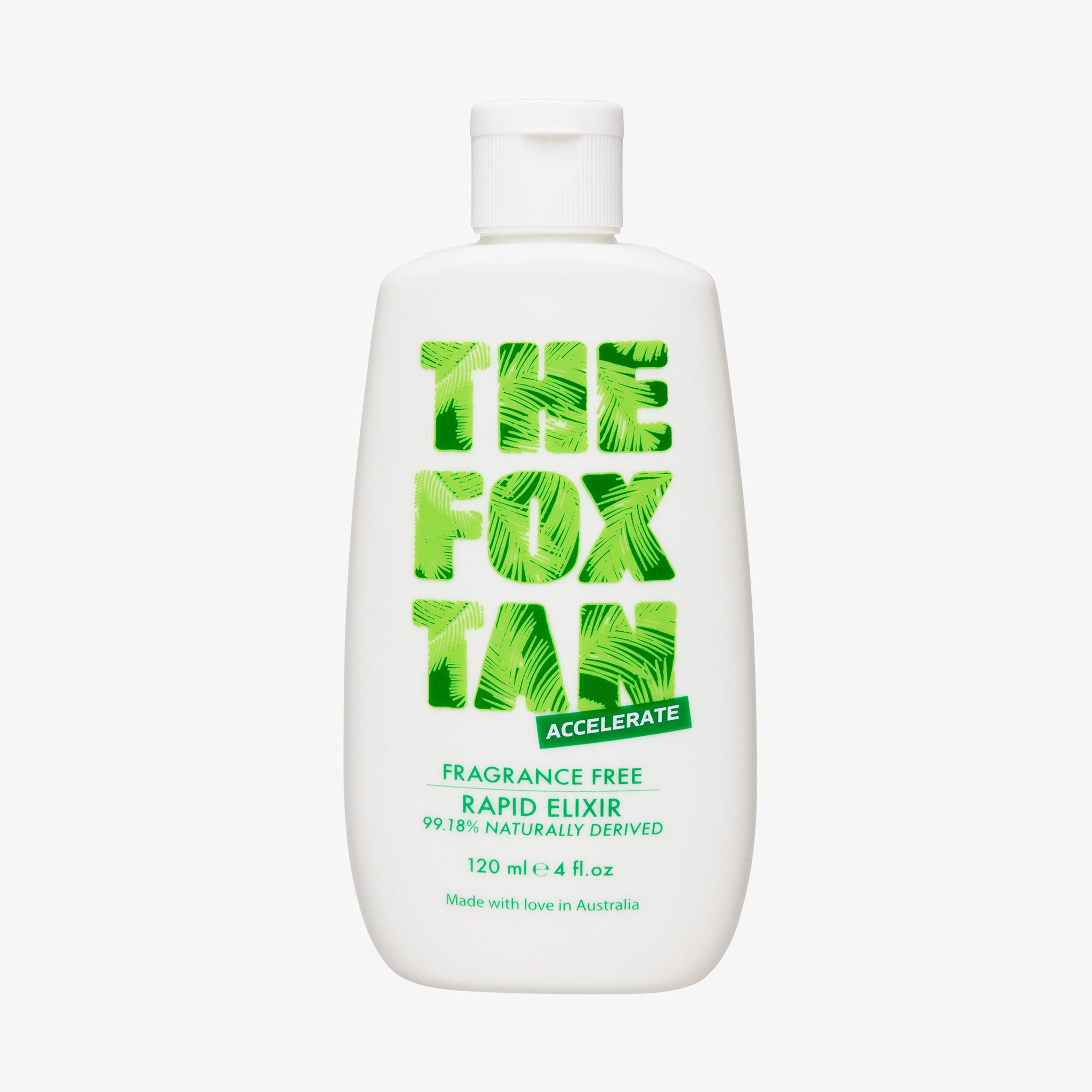 The Fox Tan Fragrance Free Rapid Tanning Elixir (120ml)