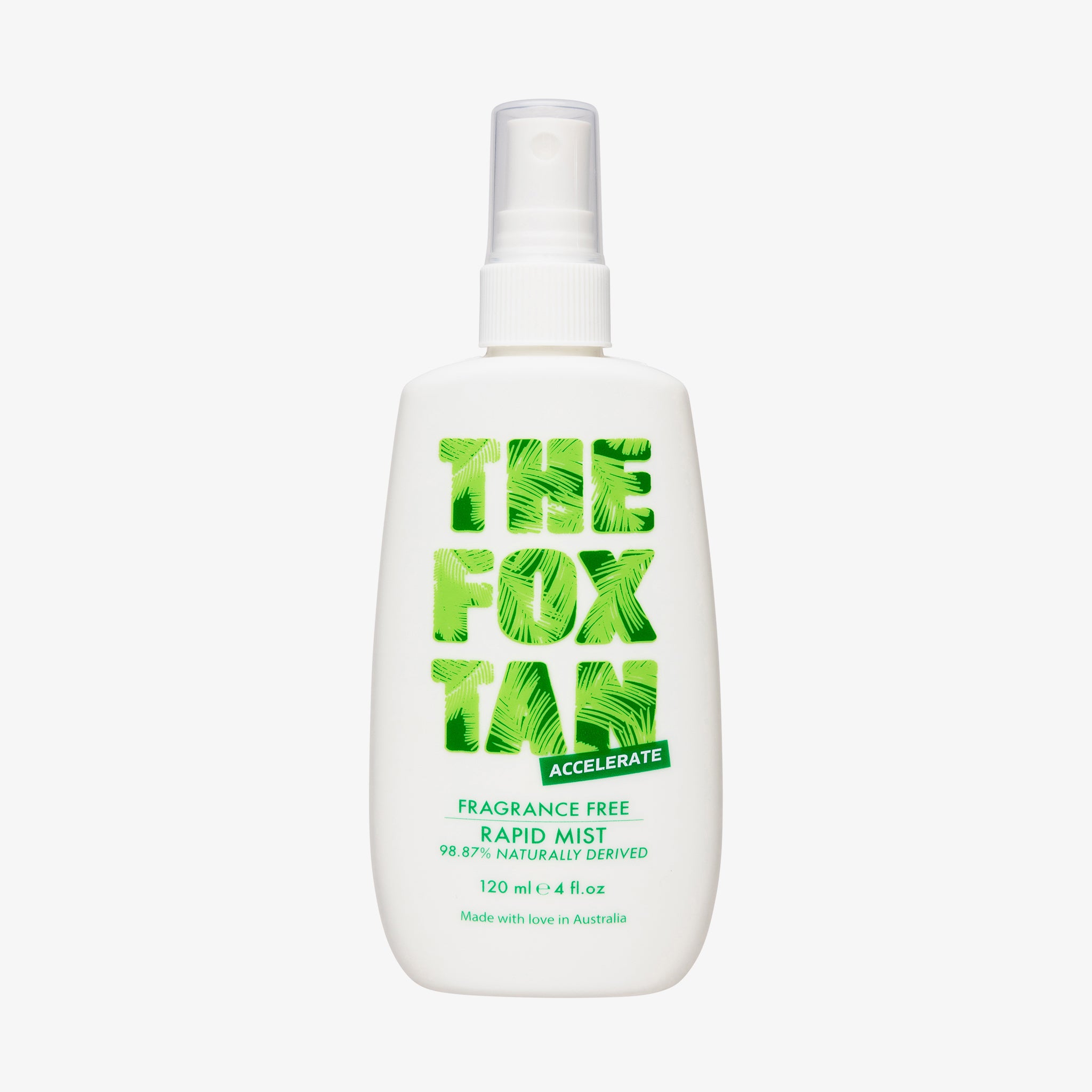 The Fox Tan Fragrance Free Rapid Tanning Mist (120ml)