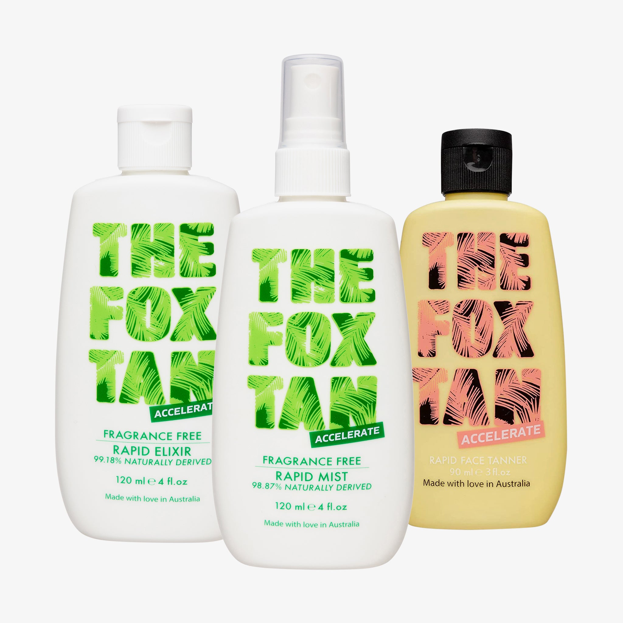 The Fox Tan The Bronzed Bundle - Fragrance Free (330ml)