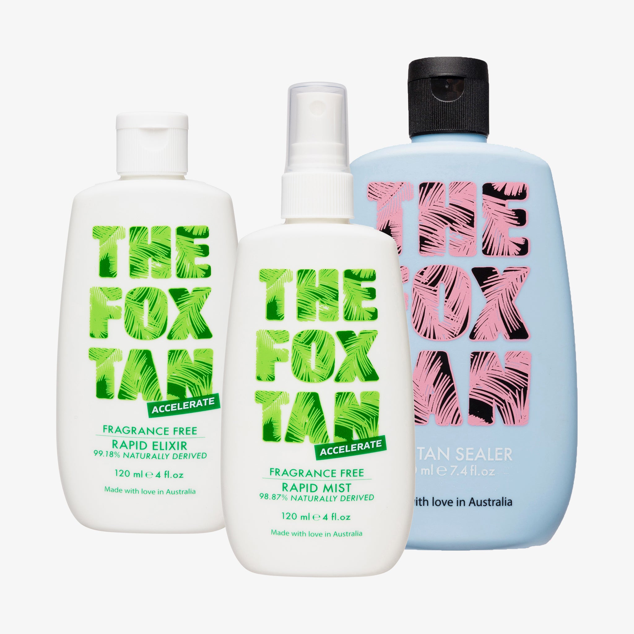 The Fox Tan The Glow Bundle - Fragrance Free (460ml)