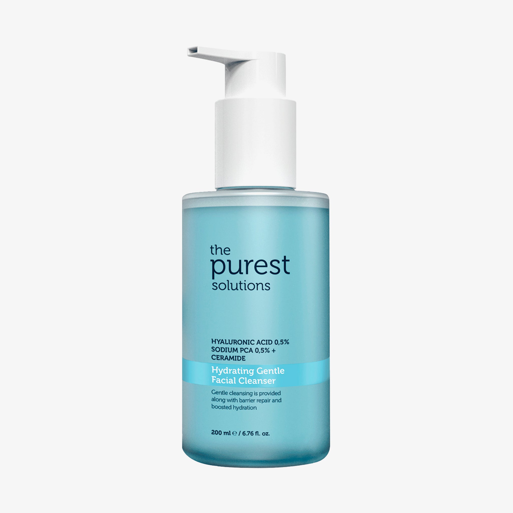 The Purest Solutions 0,5% Hyaluronic Acid + 0,5% Sodium PCA + Ceramide Hydrating Gentle Facial Cleanser (200ml)