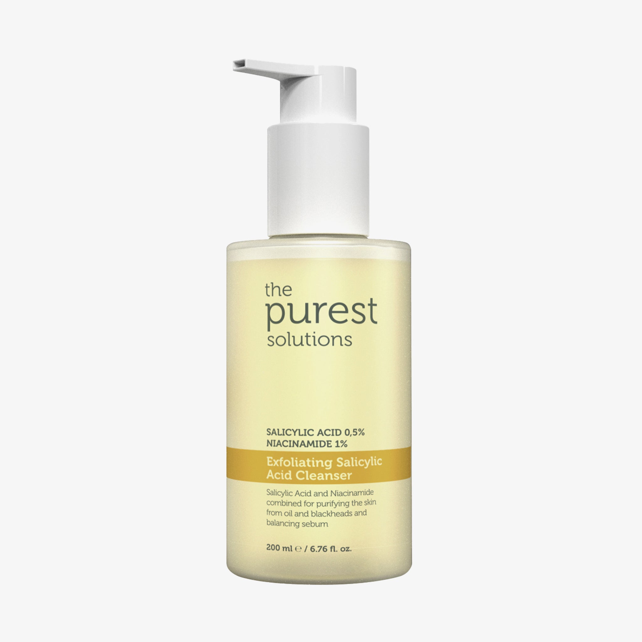 The Purest Solutions 0,5% Salicylic Acid + 1% Niacinamide Exfoliating Cleanser (200ml)