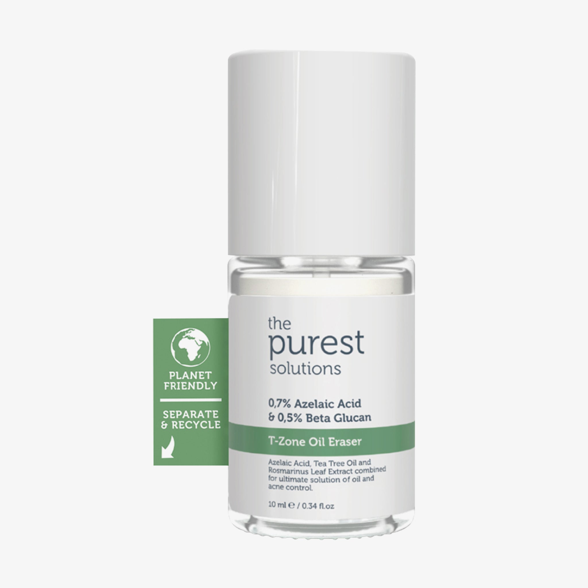 The Purest Solutions 0,7% Azelaic Acid + 0,5% Beta Glucan T-Zone Oil Eraser (10ml)