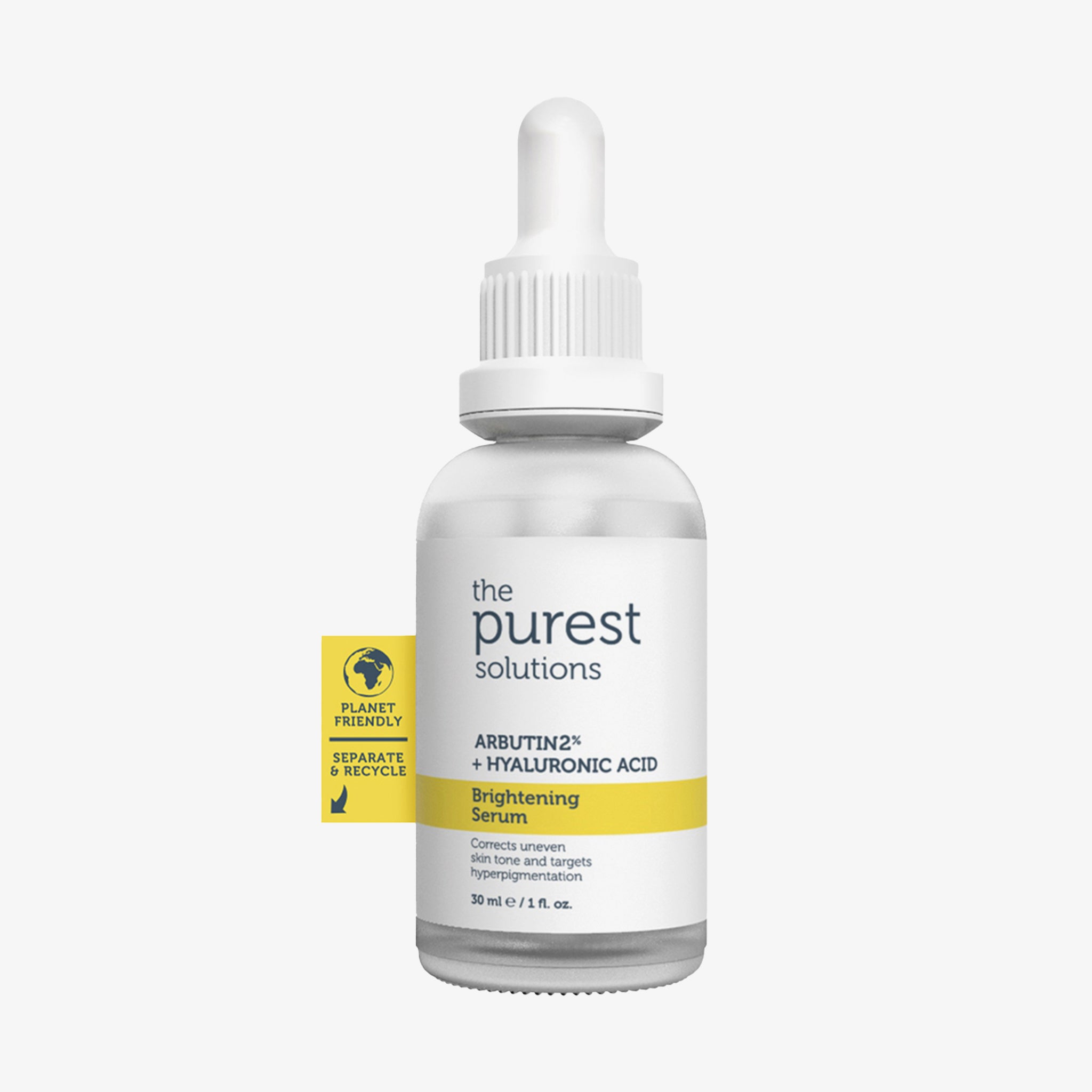 The Purest Solutions 2% Arbutin + Hyaluronic Acid Brightening Serum (30ml)