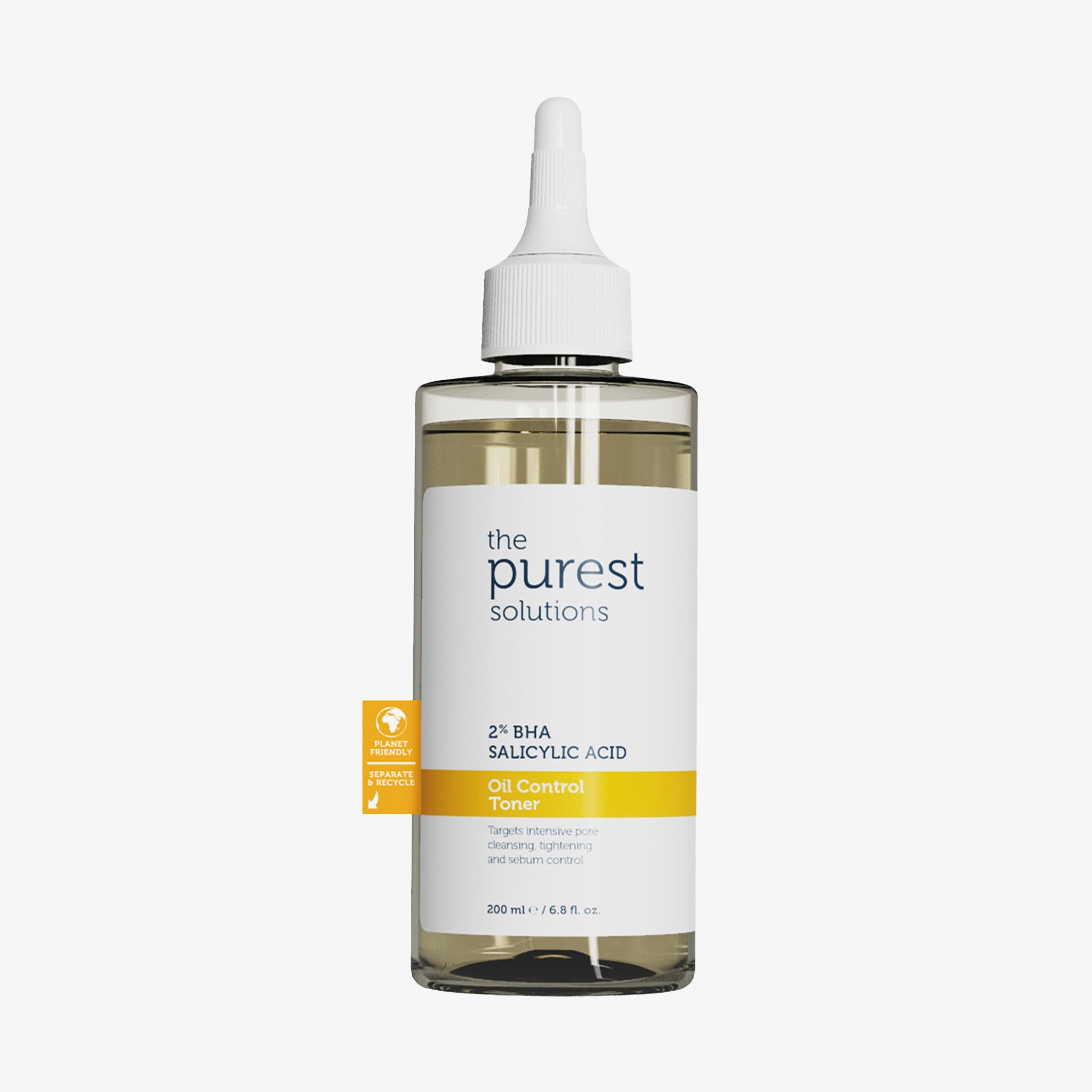 The Purest Solutions 2% BHA Anti Blackhead & Pore Firming Salicyclic Acid Oil Control Toner (200ml)