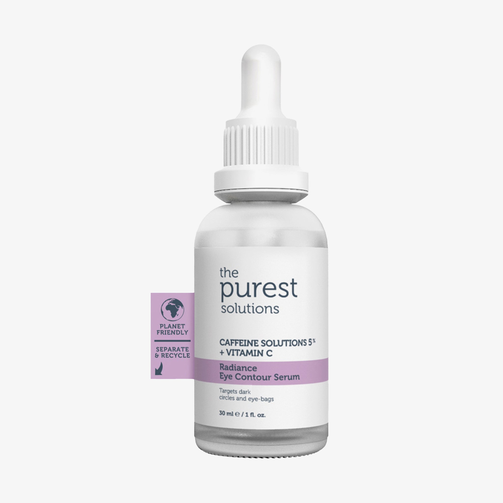 The Purest Solutions 5% Caffeine + Vitamin C Radiance Eye Contour Serum (30ml)