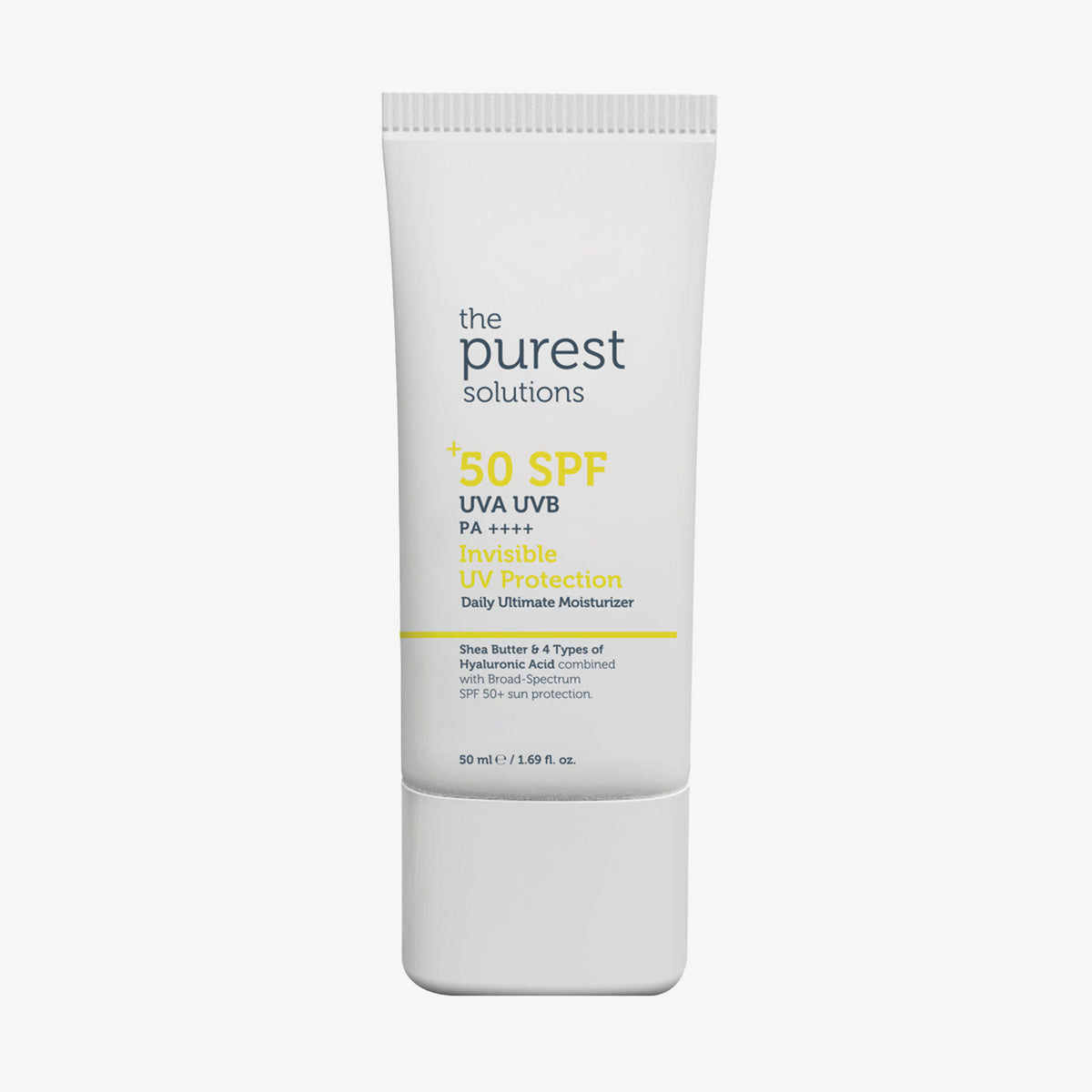 Purest 50+ SPF Invisible UV Protection Daily Intensive Moisturizer Sunscreen ...