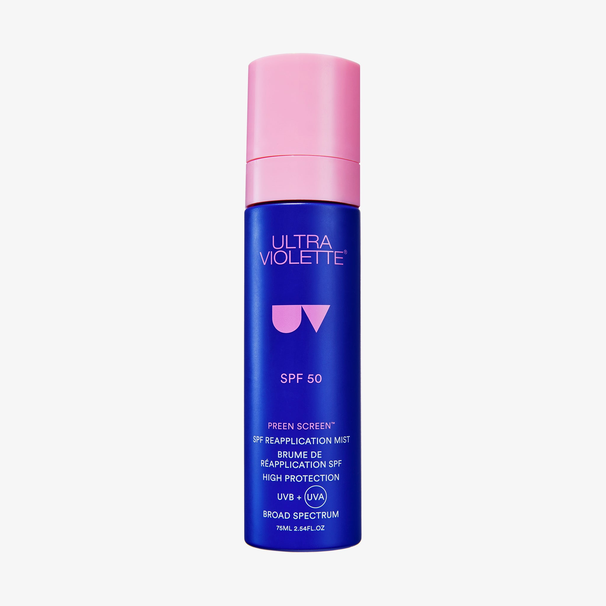 Ultra Violette Preen Screen SPF50+ Reapplication Mist (75ml)