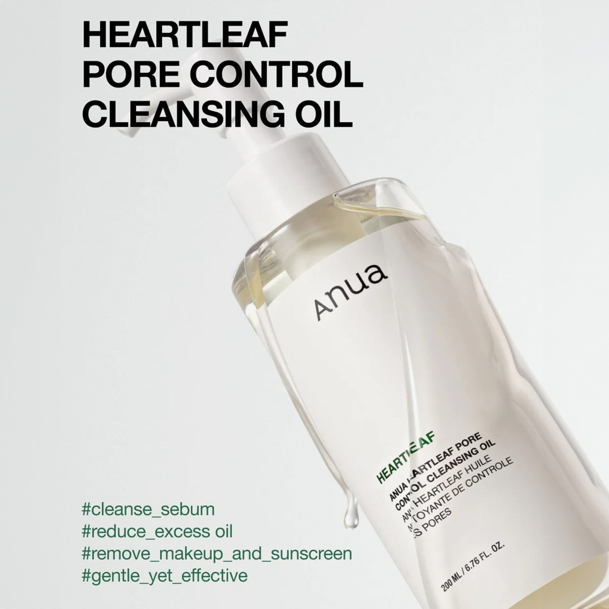 Heartleaf Pore Control Cleansing Oil ANUA | PURISH