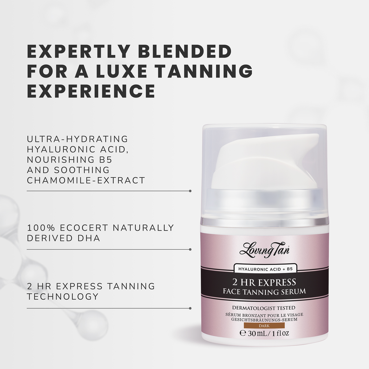 2 HR Express Face Tanning Serum Dark | Loving Tan