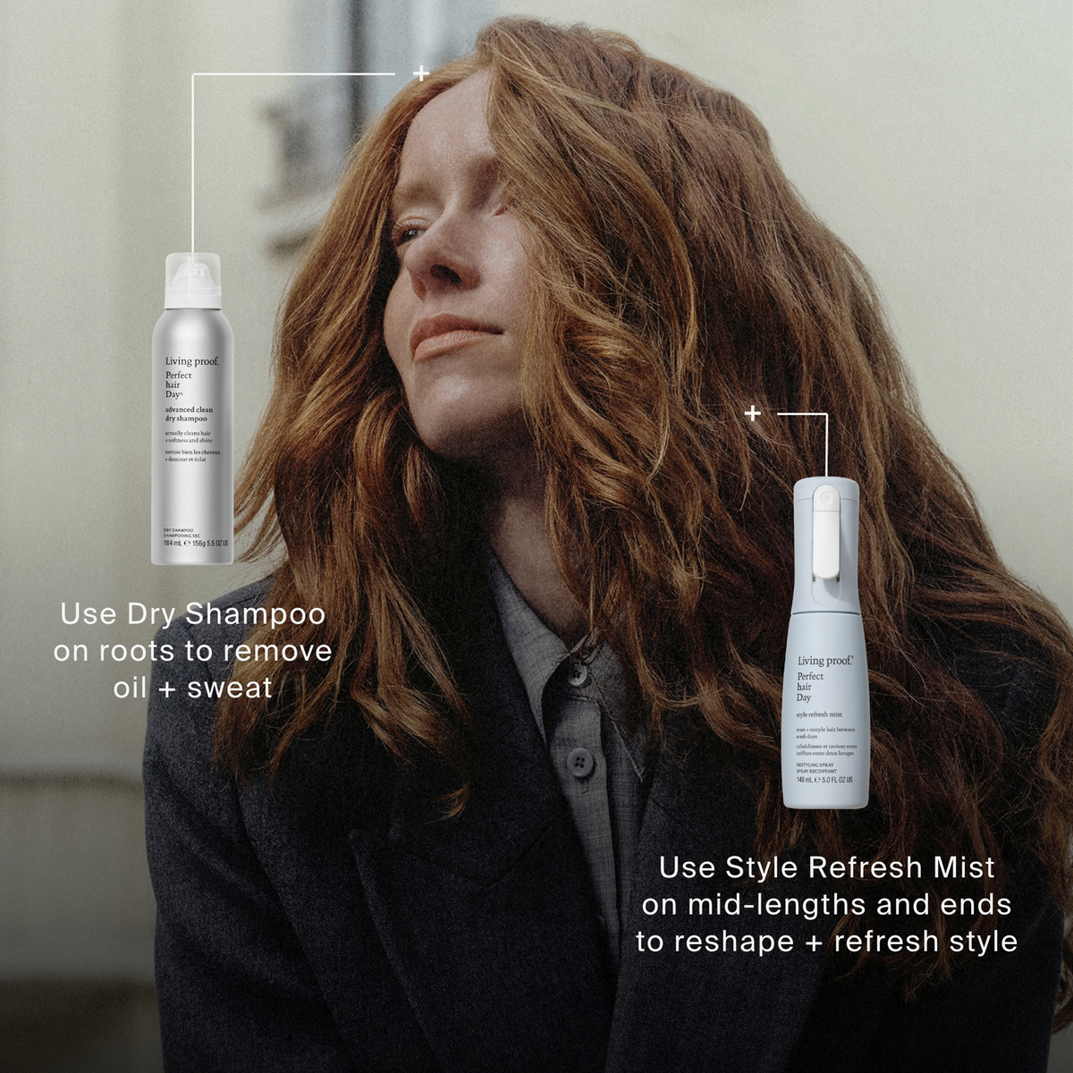Perfect Hair Day Style Refresh Hair Mist Living Proof