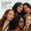 Fünf unterschiedliche Frauen posieren zusammen; OLAPLEX N°3 PLUS Complete Repair Treatment repariert alle Haartypen.
