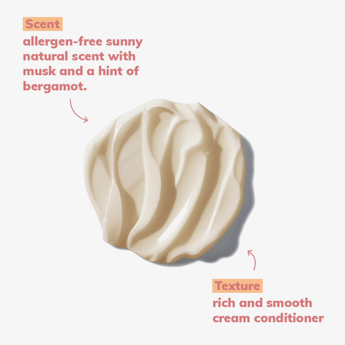 Abyssian Nano Repair Conditioner – cremig, allergenfrei, reichhaltige Textur – auf weißem Hintergrund abgebildet.