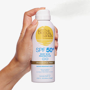 SPF 50+ Fragrance Free Aerosol Mist Spray