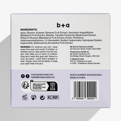 Blueberry & Açaí Mini Masks + Toner Pads