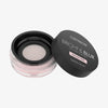 Geöffneter Tiegel von Catrice Cosmetics Bright & Blur Setting Powder in Soft Pink, mit dem Deckel daneben.
