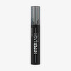 Catrice Cosmetics Hyper Lash Mascara 010 in einer schwarzen Tube mit einer gestreiften silber-schwarzen Kappe ist auf weißem Hintergrund abgebildet.