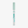 Eine weiße und mintgrüne Tube von Essence curl FIXING lash base ist auf einem schlichten weißen Hintergrund abgebildet.