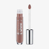Eine geöffnete Tube Essence Extreme Shine Volume Lipgloss in Mocha Mingle steht mit ihrem Applikator daneben.