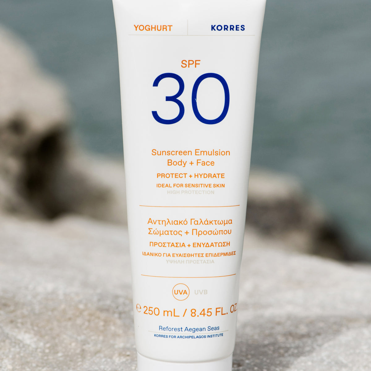 Yoghurt Sonnenschutz-Emulsion für Körper und Gesicht SPF30