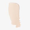 Ein glatter, hellbeiger Farbmusterabschnitt der „Ctrl+ SKIN“-Foundation von LH Cosmetics auf weißem Hintergrund.