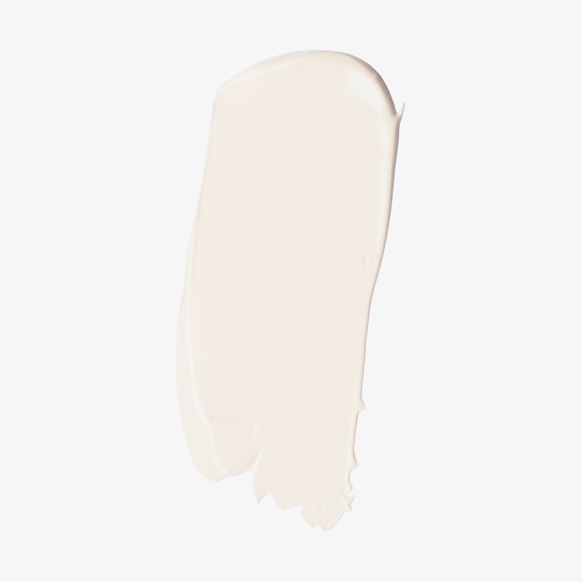 Ein Farbauftrag der „Ctrl+ SKIN“-Foundation von LH Cosmetics in der Farbe „Light Beige“ auf weißem Hintergrund.