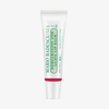Eine weiße Tube Mario Badescu Lippenbalsam Wassermelone und Basilikum mit grünem und rotem Text.