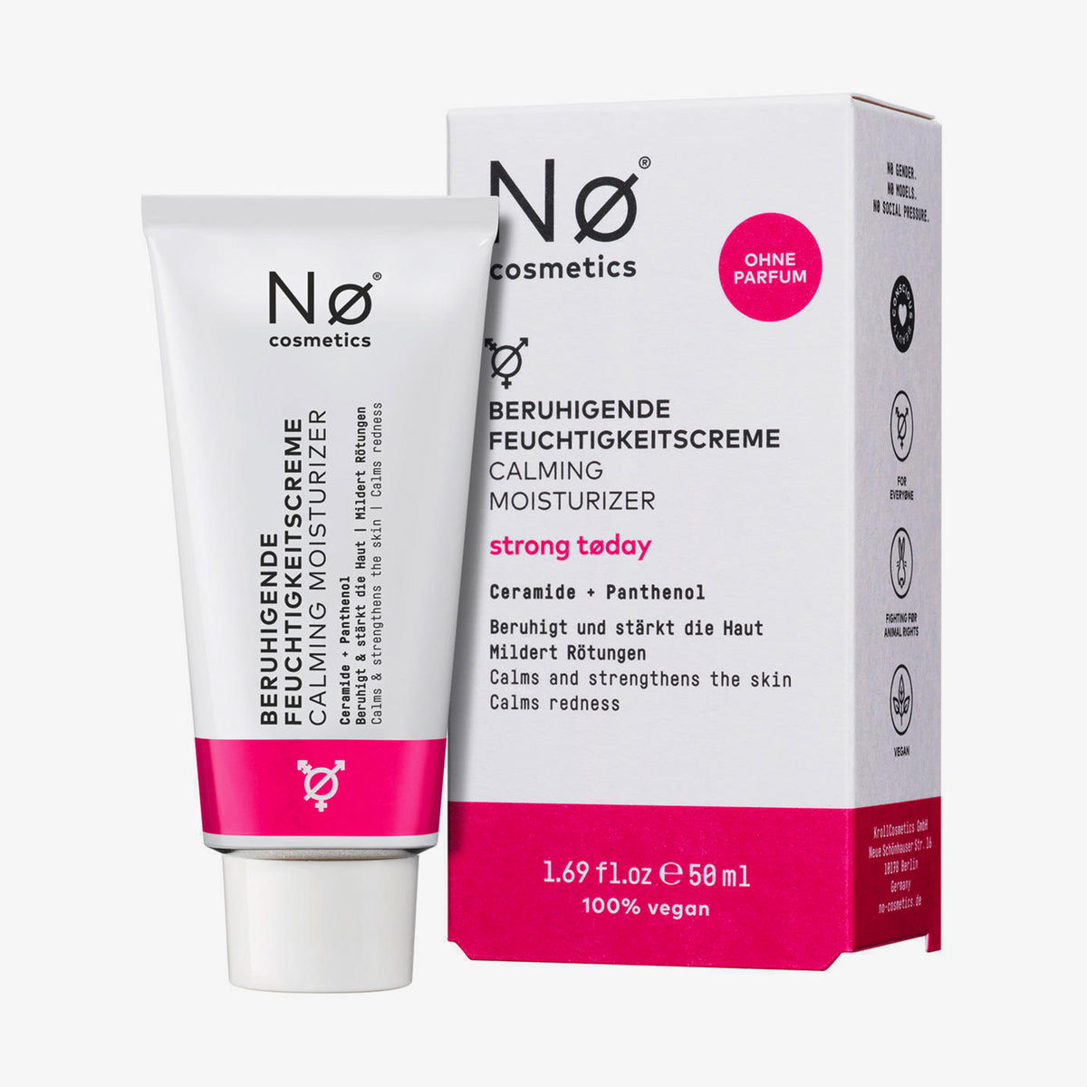 strong tøday Beruhigende Feichtigkeitscreme | Nø Cosmetics