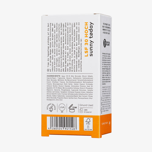 sunny tøday Hypershield®️ Tagespflege mit UVA-/UVB-Schutz