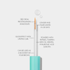 SWEED Wimpernwachstumsserum: türkisfarbene Tube, Pinsel, sorgt für mehr Länge und Glanz, auch für Augenbrauen geeignet, mit Peptiden, ohne Prostaglandin-Analoga.