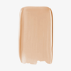 Ein glänzendes, cremiges Farbmuster der SWEED Glass Skin Foundation in Beige auf weißem Hintergrund.