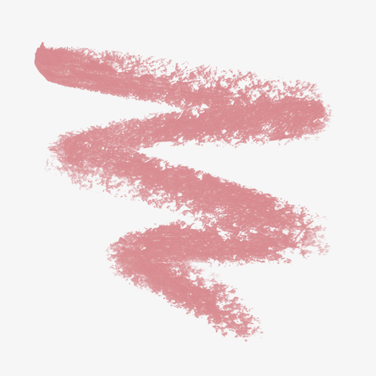 Ein rosa, strukturierter Zickzack-Strich mit dem SWEED Lip Liner auf weißem Hintergrund.
